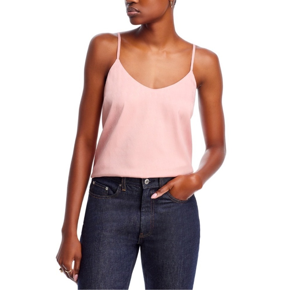 Koko‎ + Mason Womens Sleeveless Scoop Neck Cami Top Blush Pink XL T209R
